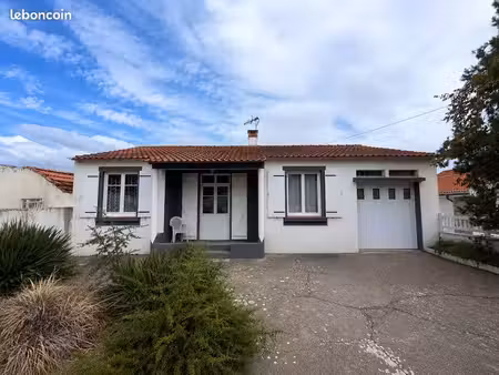 ? à vendre – maison de plain-pied à saint-hilaire-de-riez – proche plage de sion  forêt & 
