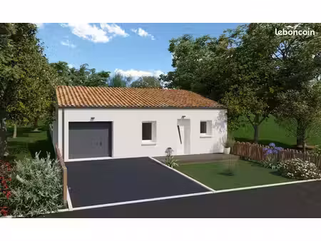 maison 2 chambres sur un terrain de 270 m² à saint-mathurin