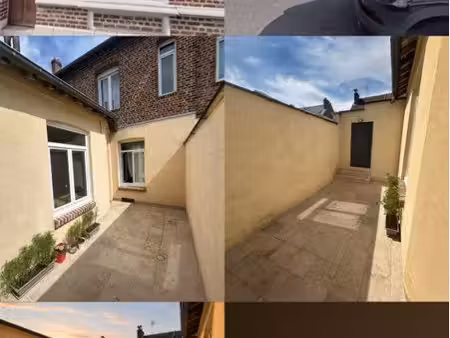 maison saint quentinoise avec extérieur + garage