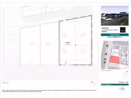vente locaux professionnels 150 m² à argentan (61200)  360 000 €