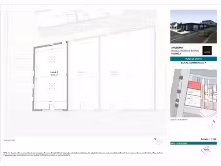 vente locaux professionnels 76 m² à argentan (61200)  150 000 €