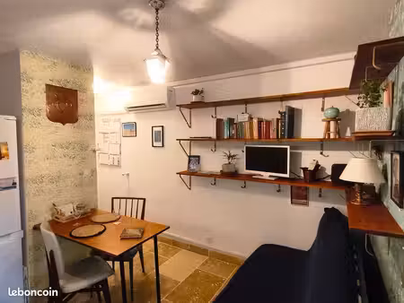 t2 meublé 22m² / pironnière les sables-d'olonne / terrasse plein sud / bail 1 an