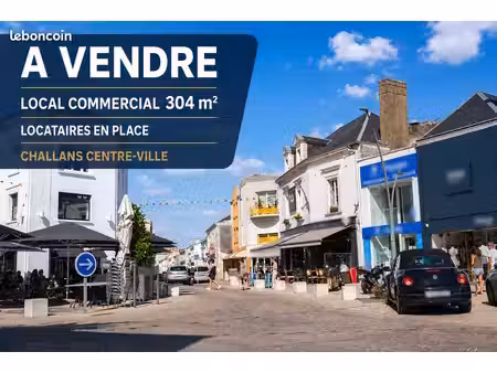 a vendre local commercial - challans centre ville
