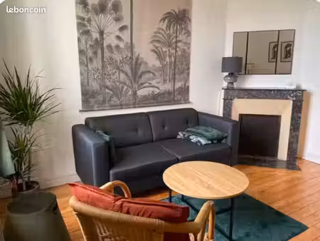maison meublée de charme – pentagone – 2 chambres – jardin et garage