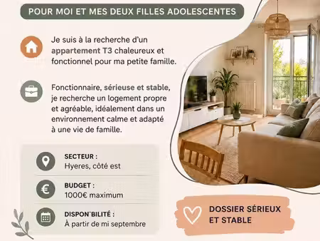 recherche appartement t3
