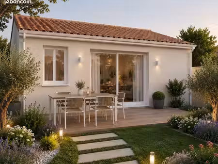 maison neuve 60 m² à bâtir sur terrain viabilisé de 224 m² à salles-d’aude (11110)