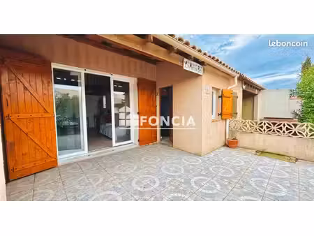 charmante maison t2 avec terrasse et parking
