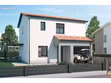 maison étage neuve 82 m² avec 3 chambres et garage sur terrain 400 m² à sainte-valière (11