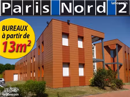 location bureaux 15m² à 80m² - paris nord 2