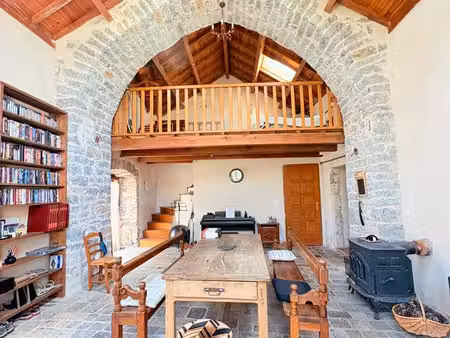 aguessac - maison de village f3 - 81 m² + garage et atelier