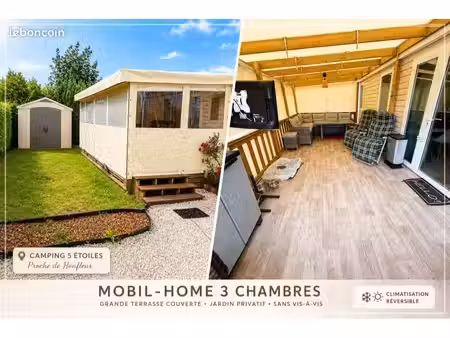 mobile-home 3 chambres - à vendre
