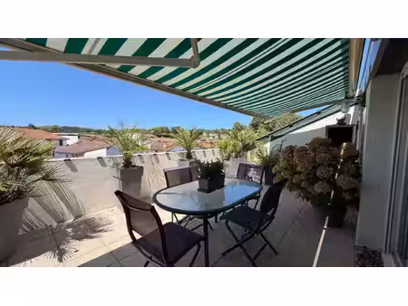 viager occupé : appartement t4 avec terrasse  cave et parking