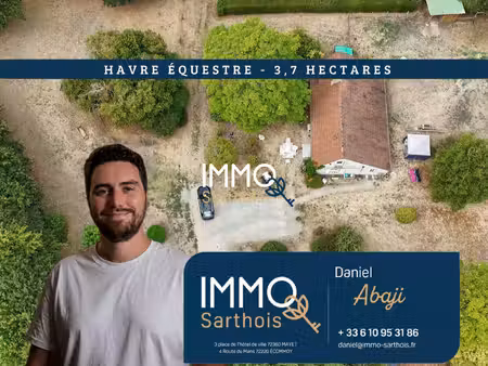 maison avec terrain équestre 3 7 ha