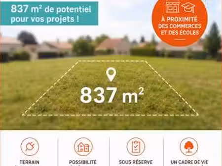 vente terrain à aigrefeuille-sur-maine (44140) : à vendre / 837m² aigrefeuille-sur-maine