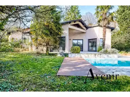 st cyr au mont d'or - maison d'architecte t6 - terrain 1515 m2 - piscine