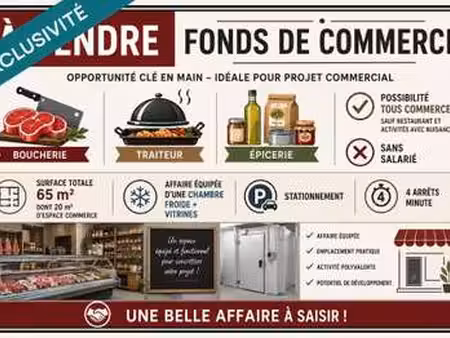 vente bureaux et commerces à la roche-sur-yon centre ville (85000) : à vendre / 65m² la ro