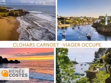 vente en nue propriété - f94 ans - clohars carnoet (29360)