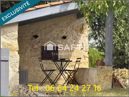maison en pierre  vue nature à 360°