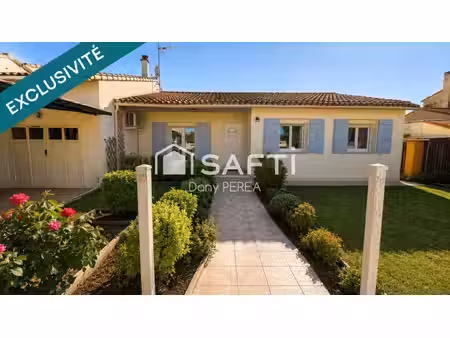 ? saint-laurent-d’aigouze — maison de plain-pied 100 m²  3 chambres  jardin et garage.