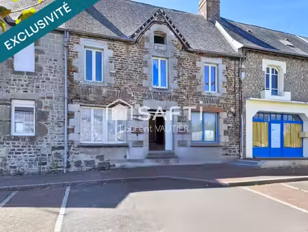maison de ville à rénover – 115 m² – 5 chambres – jardin – saint-denis-le-gast