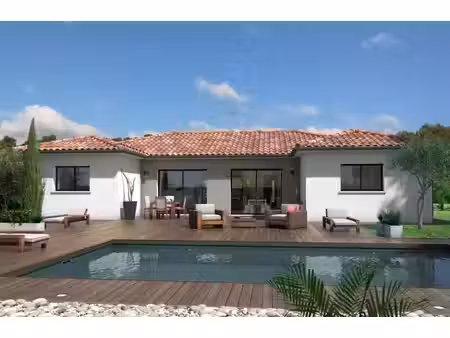 terrain avec maison neuve à vendre