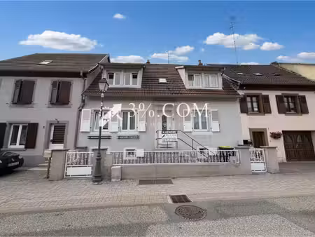 3%.com - en exclusivité à monswiller  maison mitoyenne de 122 m² au sol/114 m² habitables.