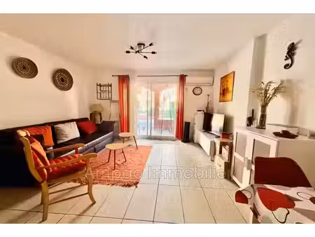vente appartement 2 pièces 43m2 canet-en-roussillon 66140 - 139000 € - surface privée
