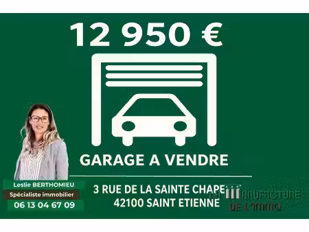 vente parking 13.1 m² à saint-etienne (42000)  12 950 €