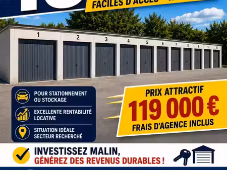 parking à vendre - cambrai (59) - 119 000€