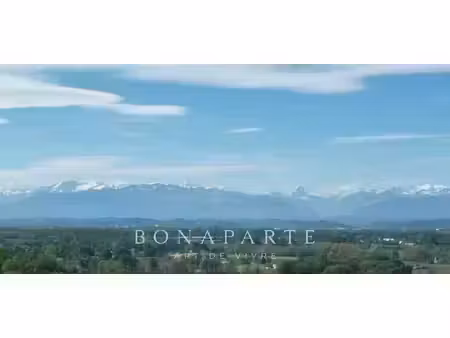 montardon - terrain viabilisé d'exception face aux pyrénées - 2550 m2