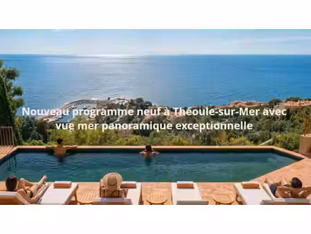 un studio à théoule sur-mer : programme neuf. livraison fin 2028
