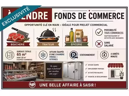 vente locaux professionnels 0 pièces 65 m² à la roche-sur-yon (85000)  65 000 €