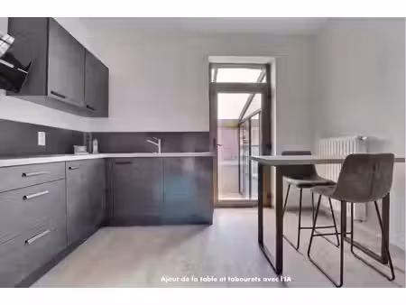 duplex à vendre avec terrasse et 3 chambres   trazegnies (vbe60922)