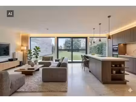 maison mitoyenne avec oasis de verdure à vendre à bissegem