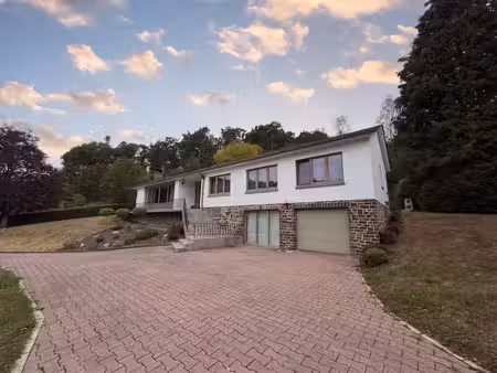 maison de plain-pied avec vue dégagée sur la campagne