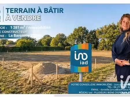 vente terrain à la boissière (27220) : à vendre / 1281m² la boissière