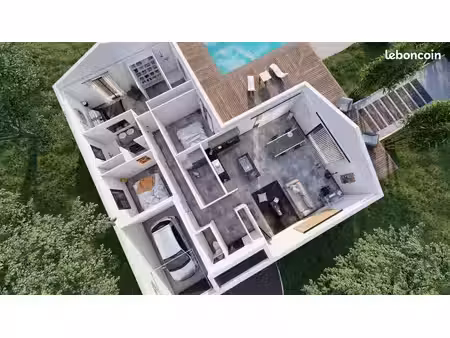 terrain 1 080 m² mees