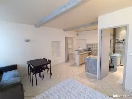 studio 25m2 au cœur du village
