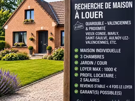 recherche maison à louer