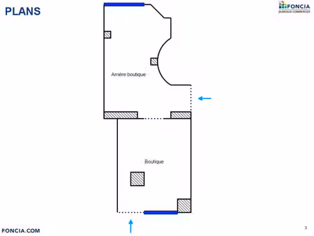 location commerce 28m²