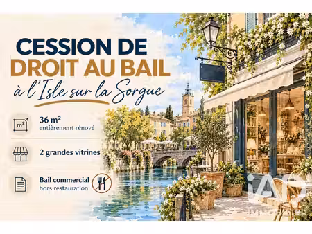 vente local commercial 36 m²