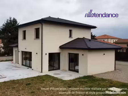 irigny – terrain à bâtir 514 m² – viabilisé  vue dégagée