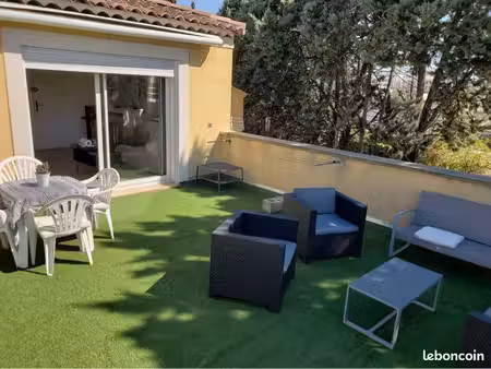 studio avec mezzanine - grande terrasse - bail meublé