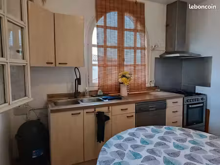 t3 meublé 2 chambres avec jardin privatif