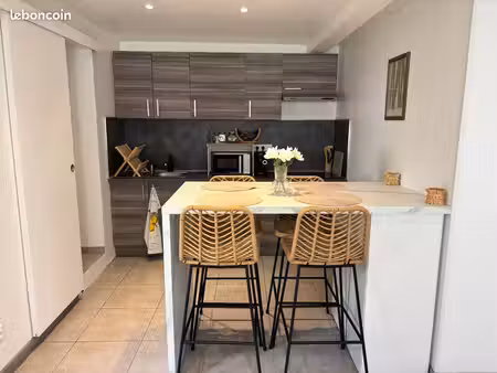 magnifique t2 de 40m2 entièrement rénové a neuf avec terrasse- saint mandrier