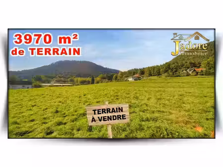 vente terrain 3970 m² à saint-die-des-vosges (88100)  54 000 €