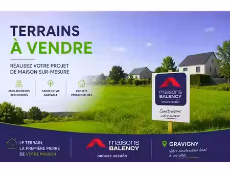 vente terrain 776 m² à saint-sébastien-de-morsent (27180)  70 000 €