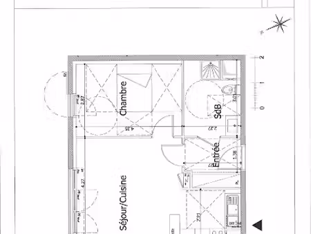 location appartement 2 pièces 46 m² à saint-cyr-l'ecole (78210)  903 €