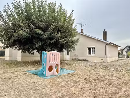 thorey en plaine  maison de plain pied à vendre avec deux chambres  beau terrain et grand 
