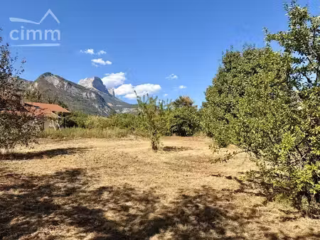 saint-ismier – terrain à bâtir 1 243 m² – vue dent de crolles